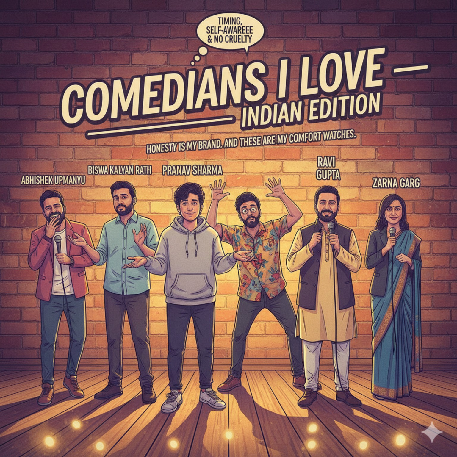 Comedians I Love: Best Indian Stand-Up Comics Who Never Miss