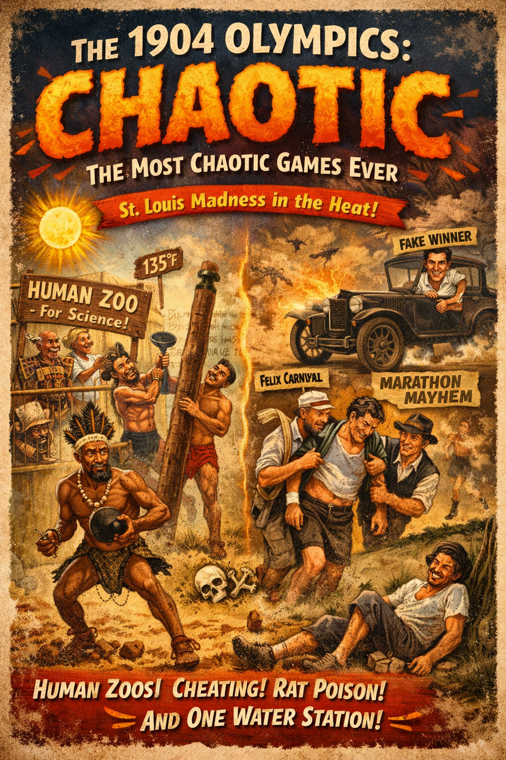 The 1904 Olympics: The Most Chaotic and Unhinged Games in History