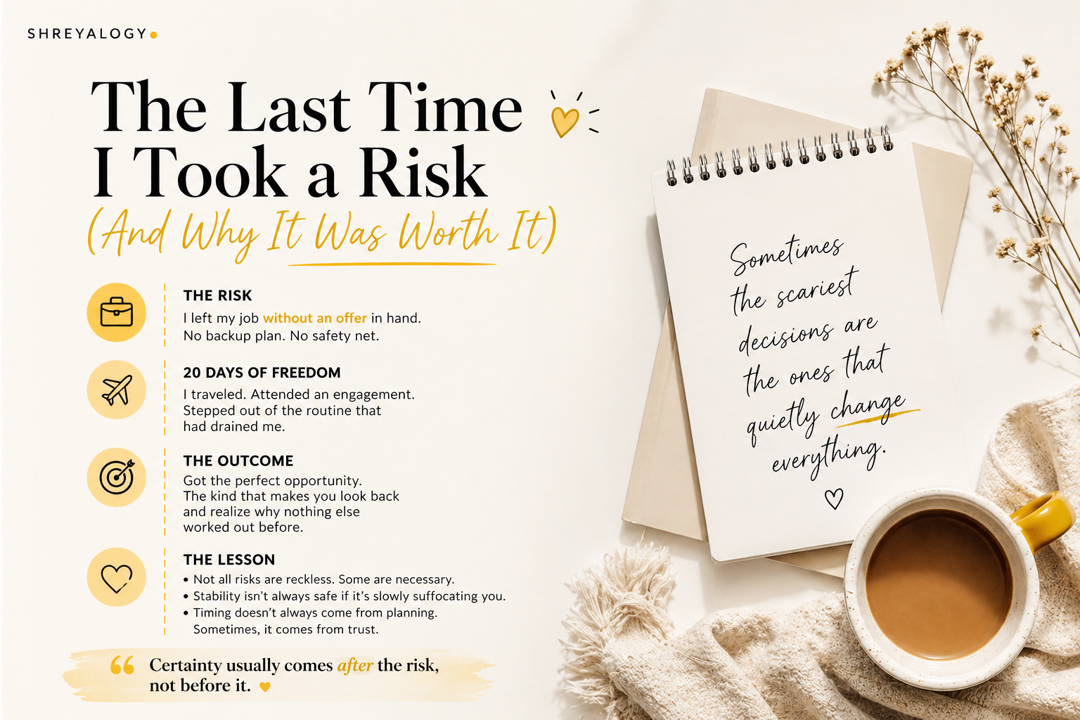 The Last Time I Took a Risk (And Why It Was Worth It)
