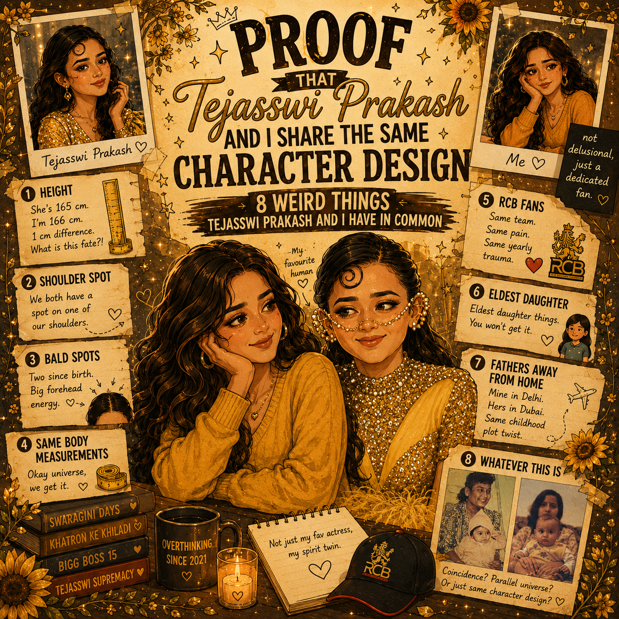 Proof That Tejasswi Prakash and I Share The Same Character Design