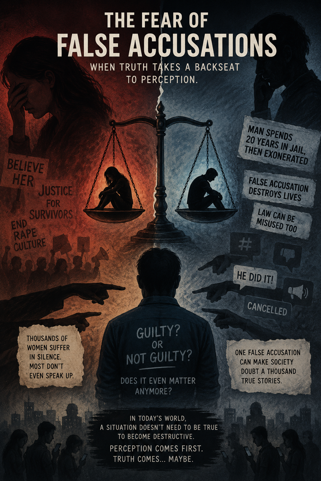 The Fear of False Accusations and Why Society No Longer Trusts Anyone