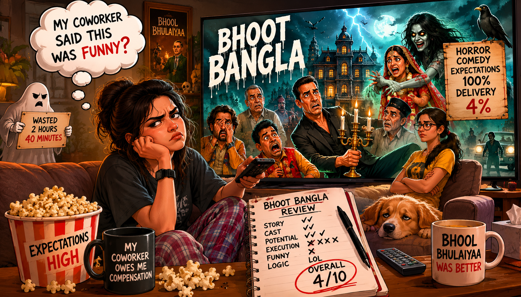 Bhoot Bangla Review: My Coworker Owes Me Compensation
