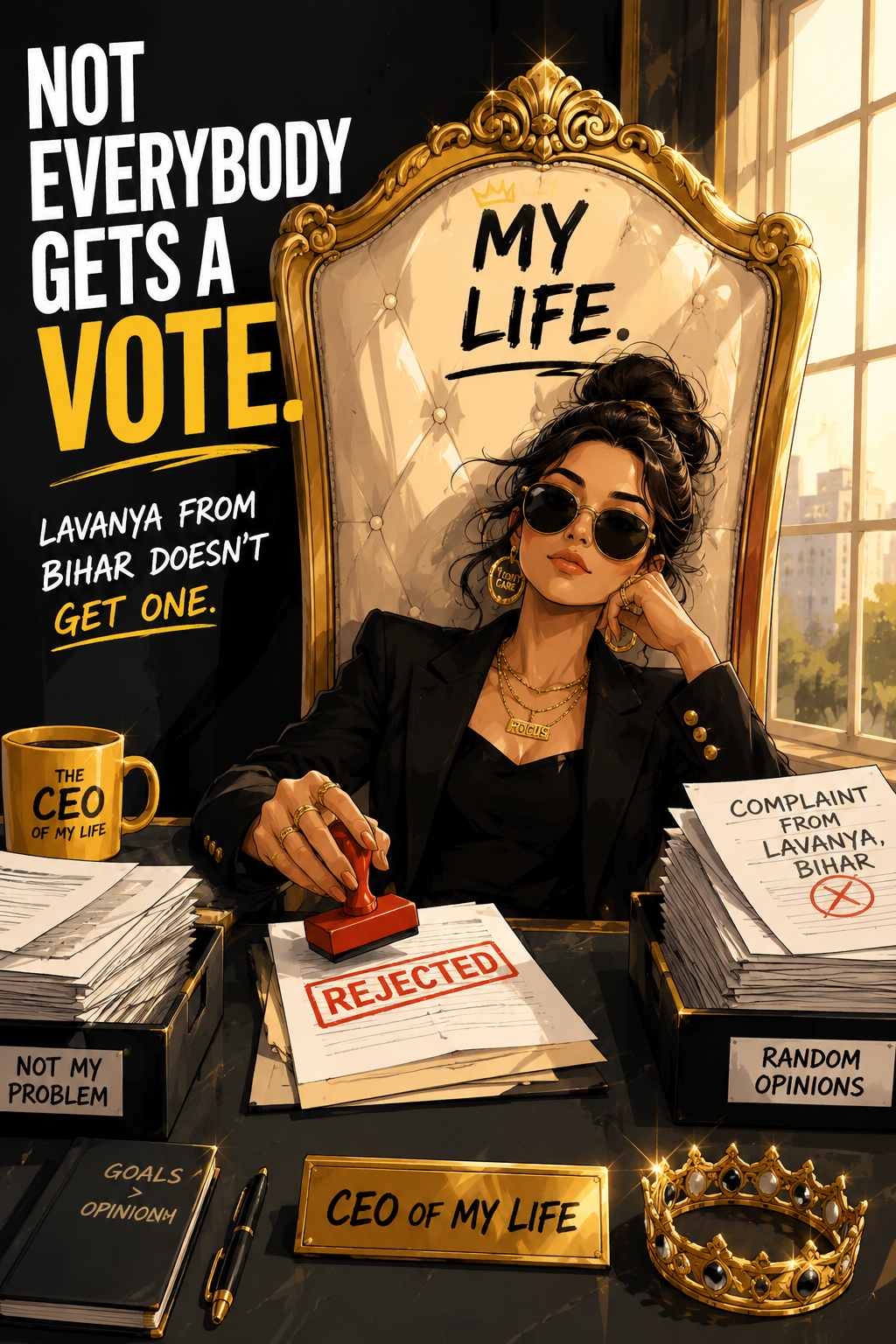 Not Everybody Gets a Vote: Stop Letting Strangers Make Your Life Decisions