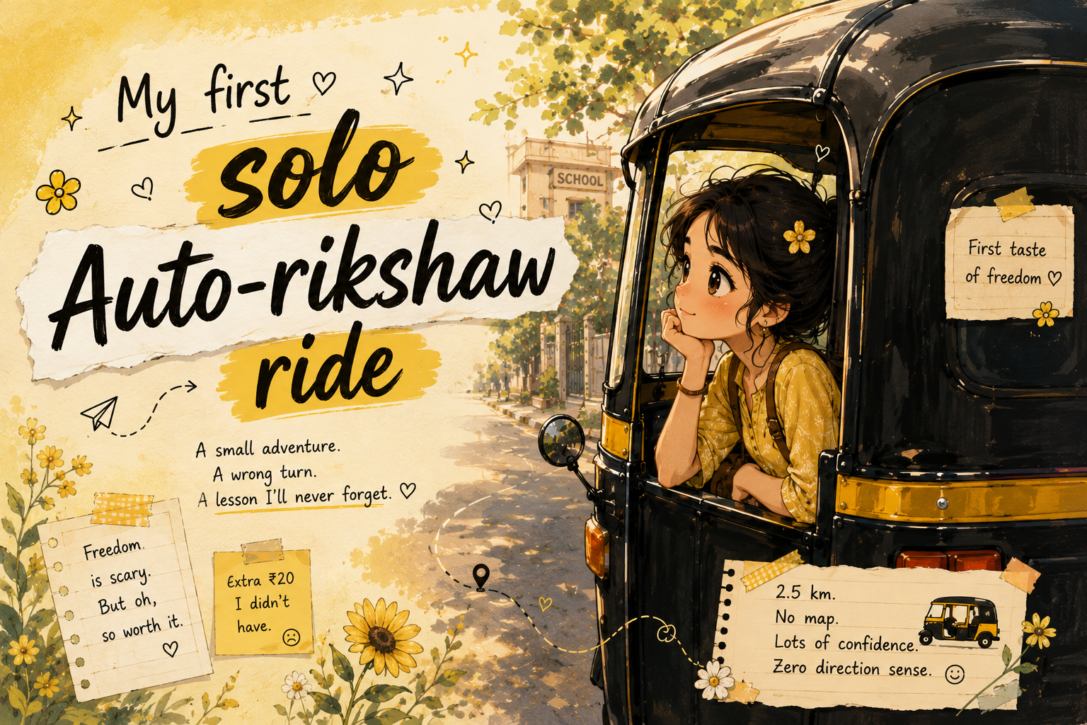 My first solo Auto-rikshaw ride
