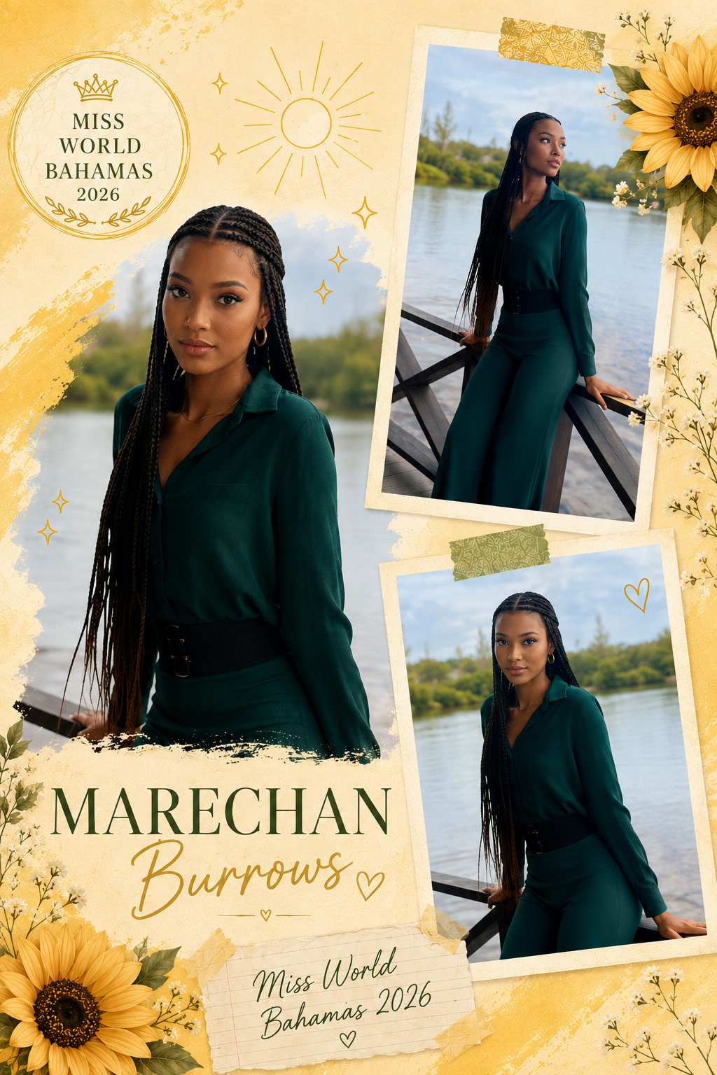Marechan Burrows: Meet Miss World Bahamas 2026
